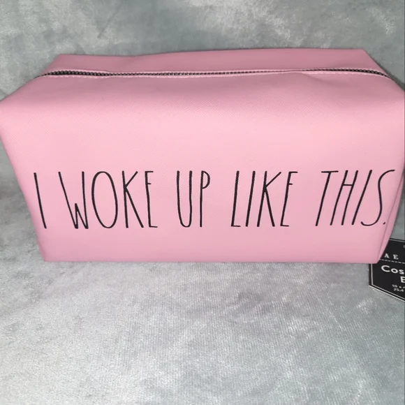 ❤SALE❤Rae Dunn "I Woke Up Like This." cosmetic bag. - Picture 9 of 9
